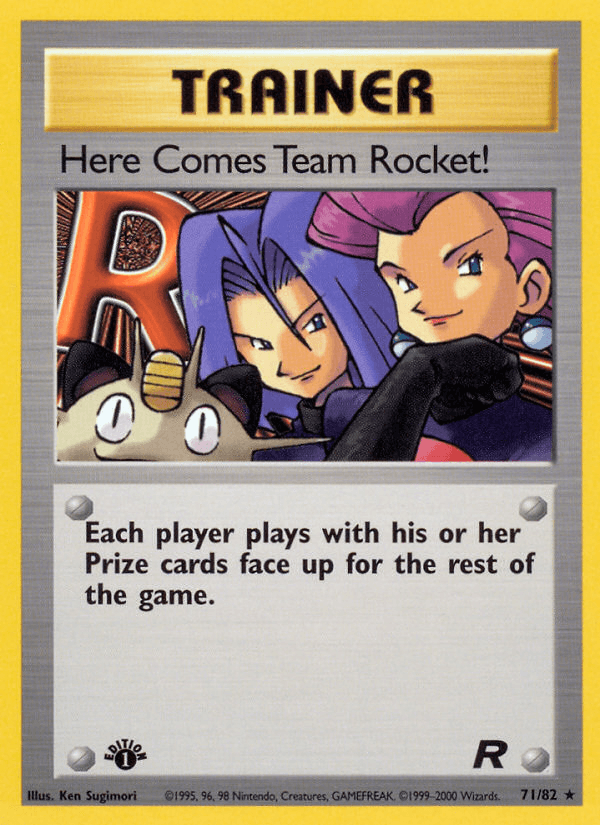 Here Comes Team Rocket! Team Rocket card