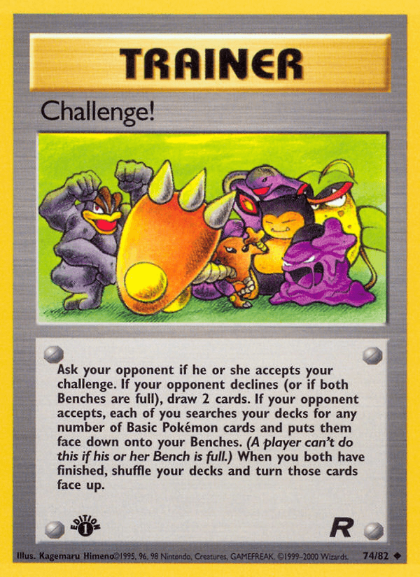 Challenge! Team Rocket card