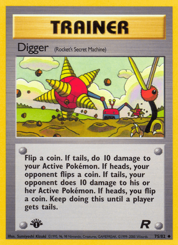 Digger Team Rocket card