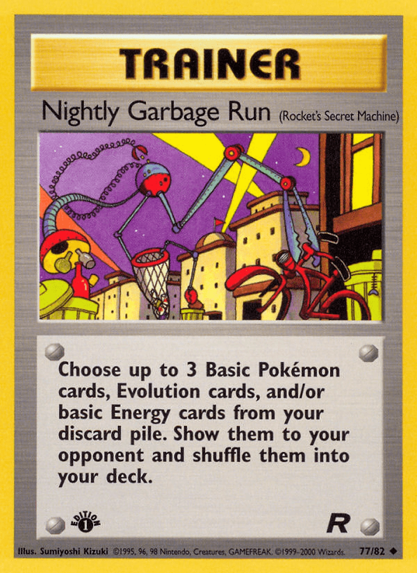 Nightly Garbage Run Team Rocket card