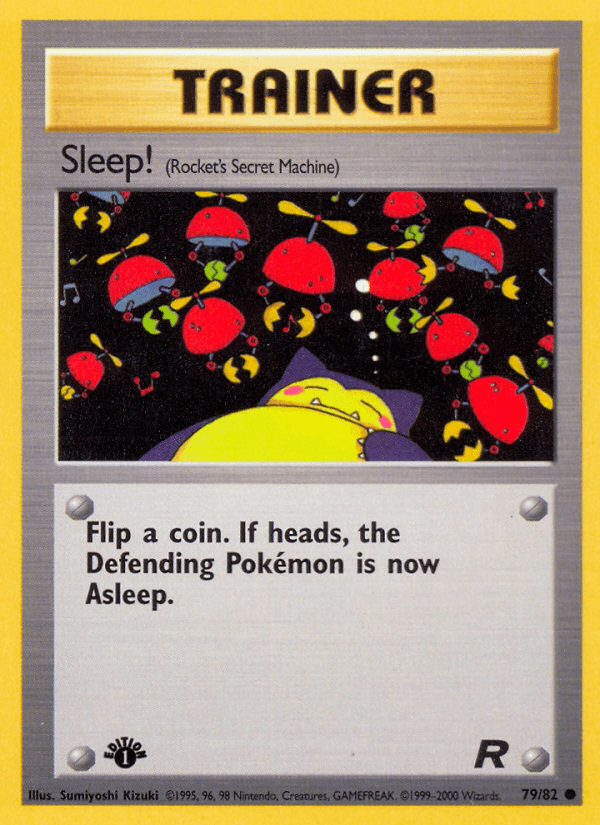 Sleep! Team Rocket card