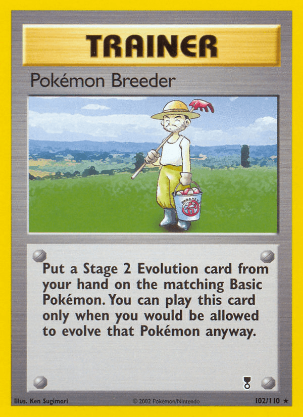 Pokémon Breeder Legendary Collection card