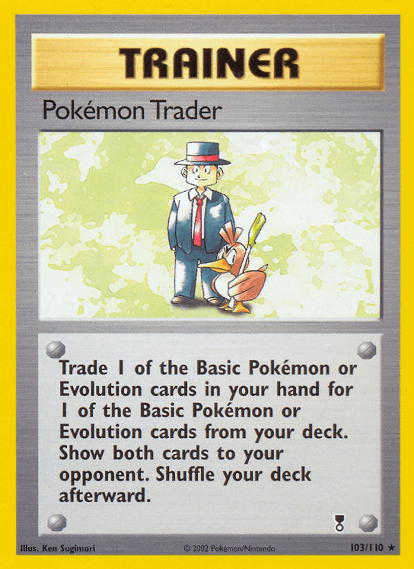Pokémon Trader Legendary Collection card