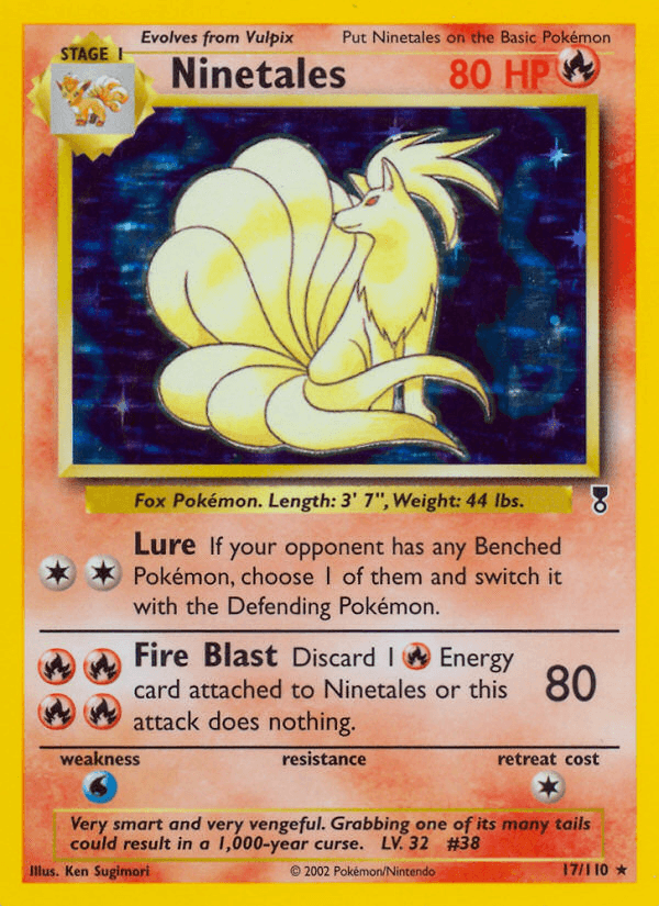Ninetales Legendary Collection card