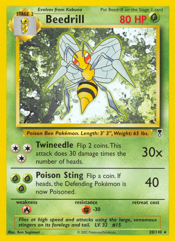 Beedrill Legendary Collection card