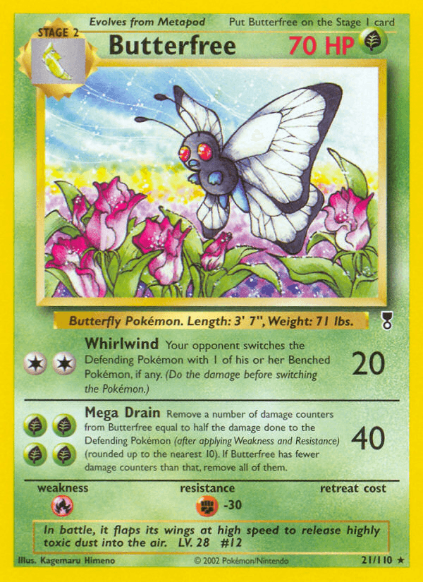 Butterfree Legendary Collection card
