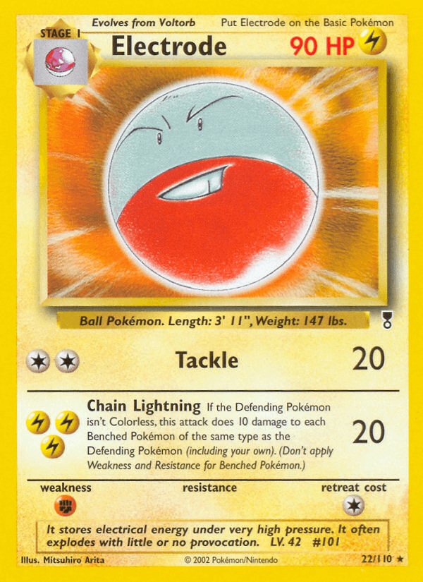 Electrode Legendary Collection card