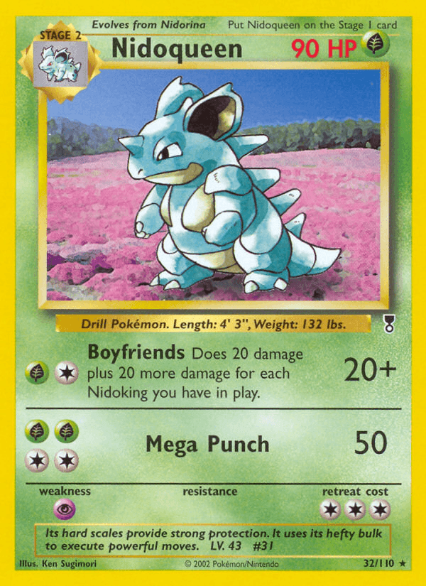 Nidoqueen Legendary Collection card