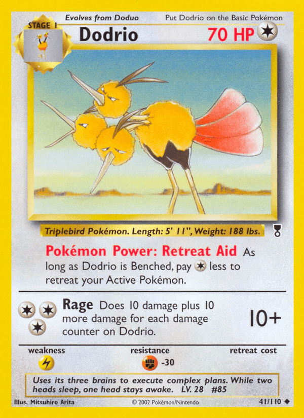 Dodrio Legendary Collection card