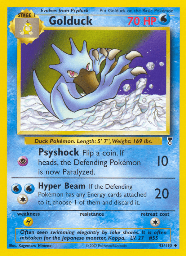 Golduck Legendary Collection card