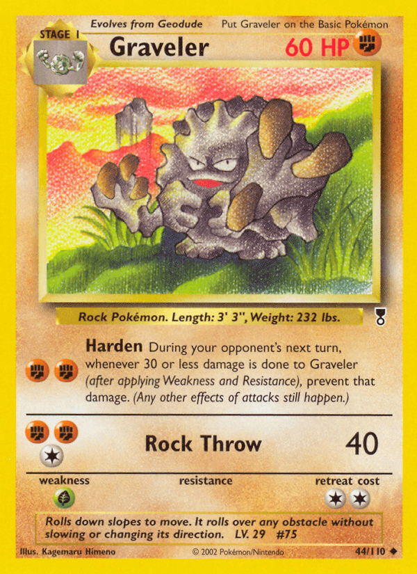 Graveler Legendary Collection card
