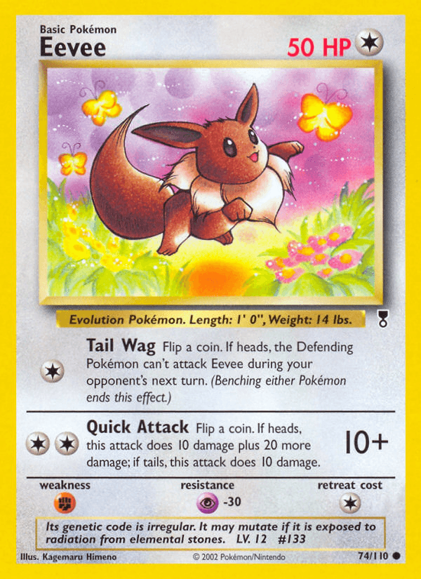 Eevee Legendary Collection card