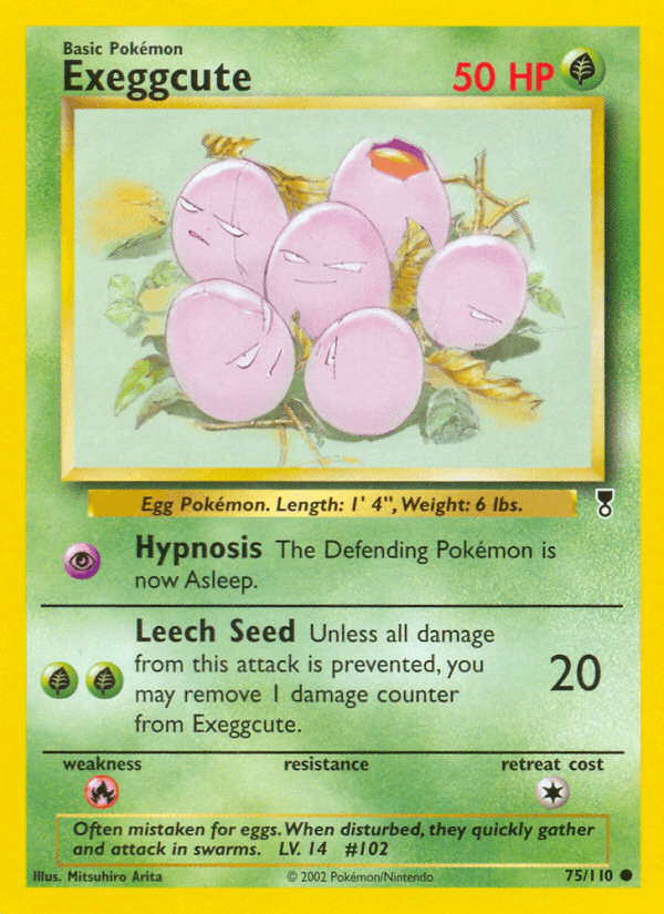 Exeggcute Legendary Collection card