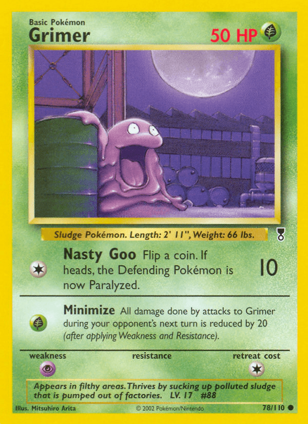 Grimer Legendary Collection card