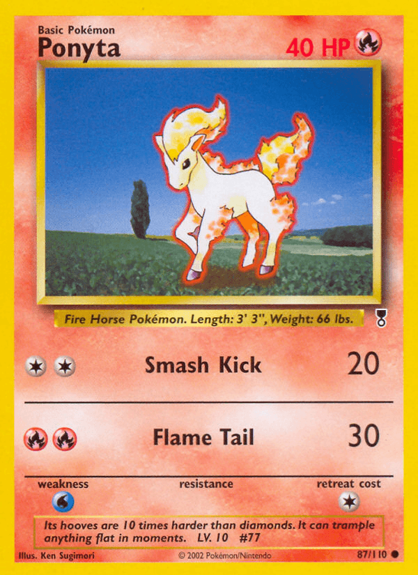Ponyta Legendary Collection card