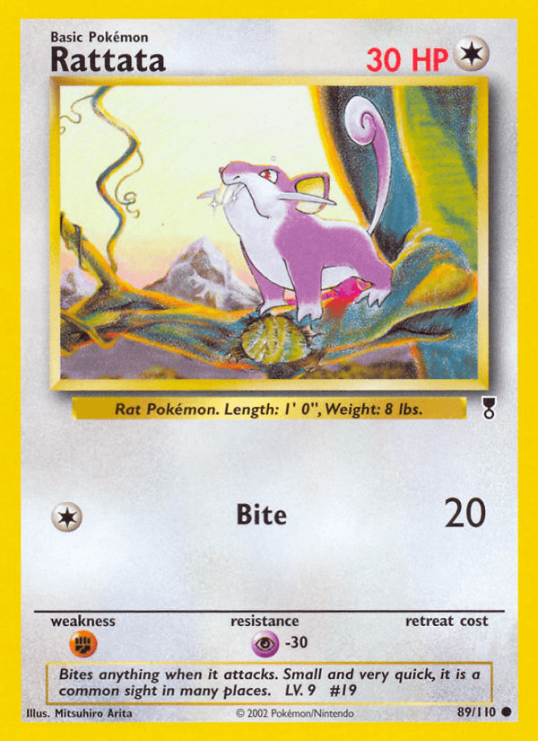 Rattata Legendary Collection card