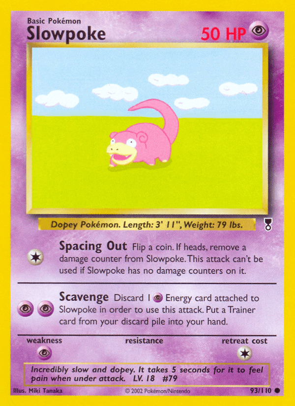 Slowpoke Legendary Collection card