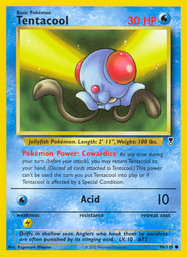 Tentacool Legendary Collection card