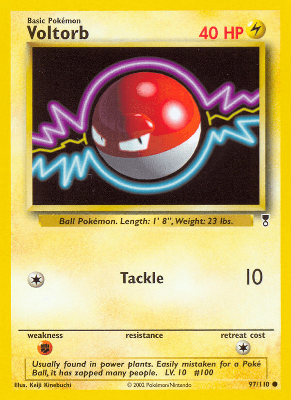 Voltorb Legendary Collection card