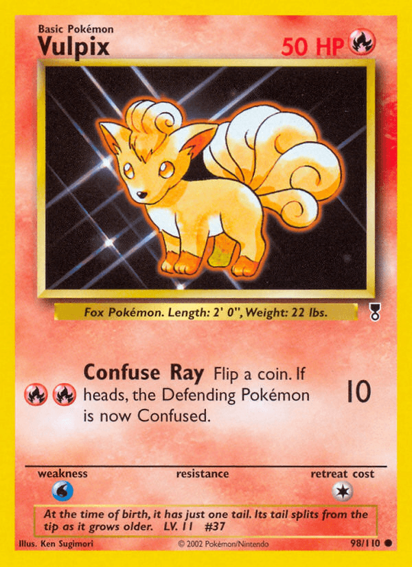 Vulpix Legendary Collection card