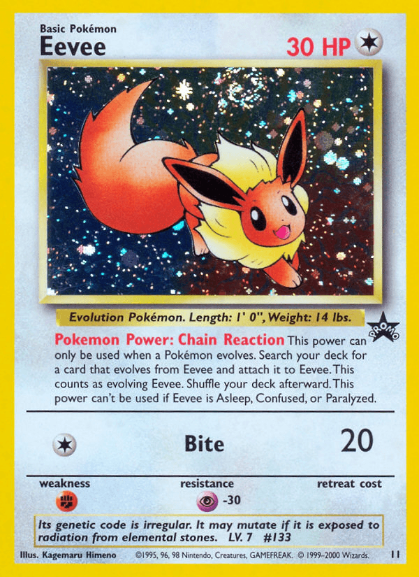 Eevee Wizards Black Star Promos card