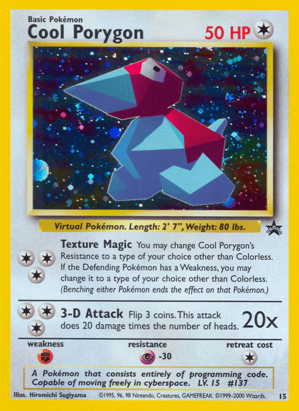 Cool Porygon Wizards Black Star Promos card