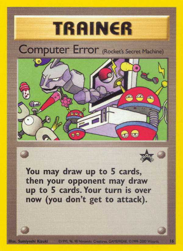 Computer Error Wizards Black Star Promos card
