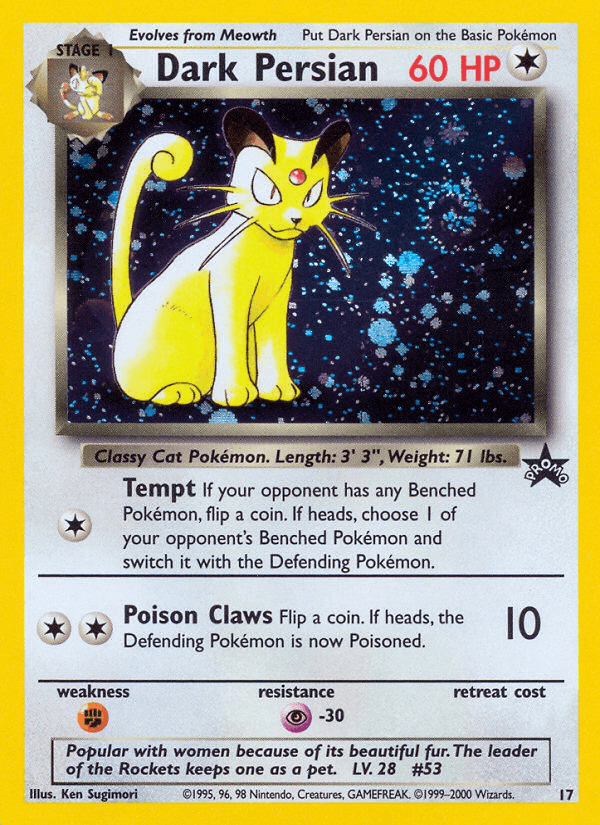 Dark Persian Wizards Black Star Promos card
