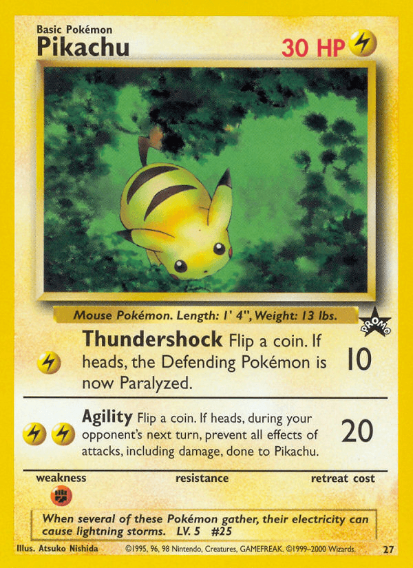 Pikachu Wizards Black Star Promos card