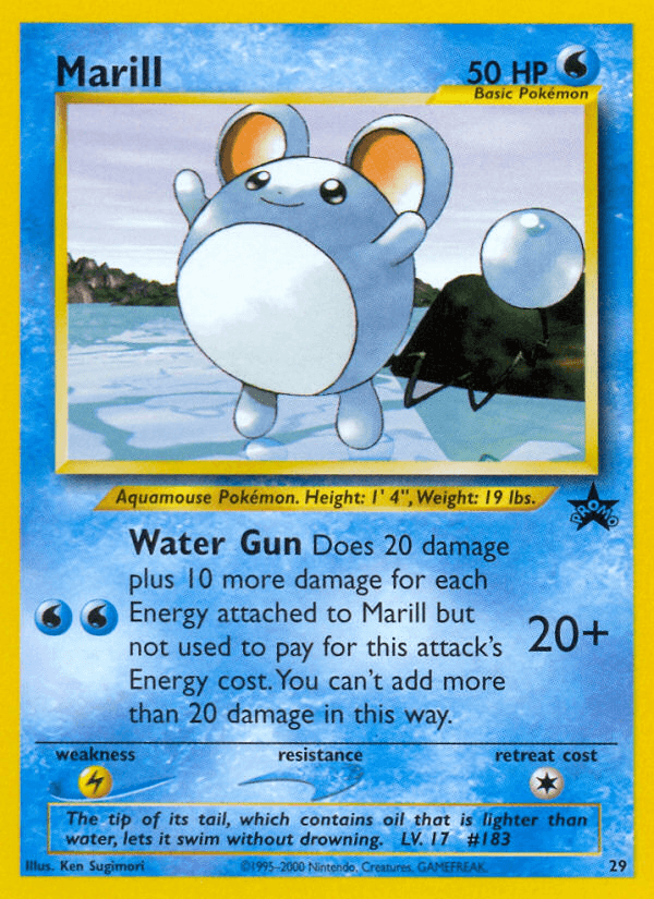 Marill Wizards Black Star Promos card