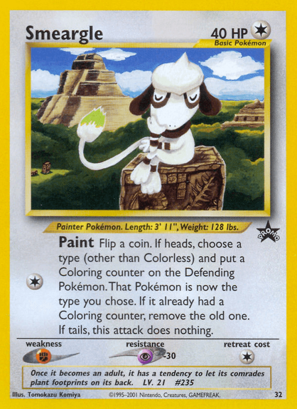Smeargle Wizards Black Star Promos card