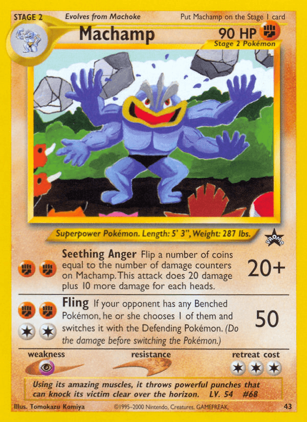 Machamp Wizards Black Star Promos card