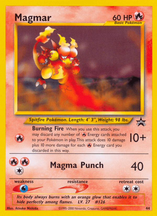 Magmar Wizards Black Star Promos card