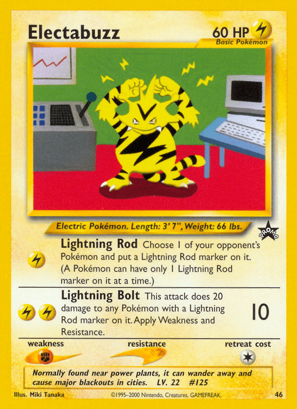 Electabuzz Wizards Black Star Promos card