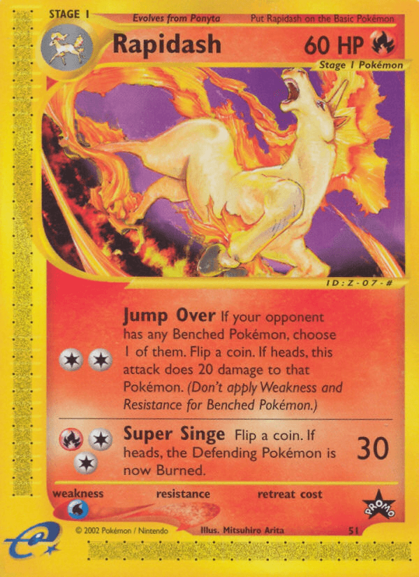 Rapidash Wizards Black Star Promos card
