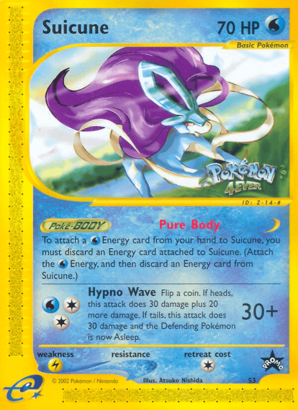 Suicune Wizards Black Star Promos card