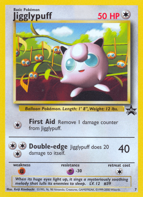 Jigglypuff Wizards Black Star Promos card