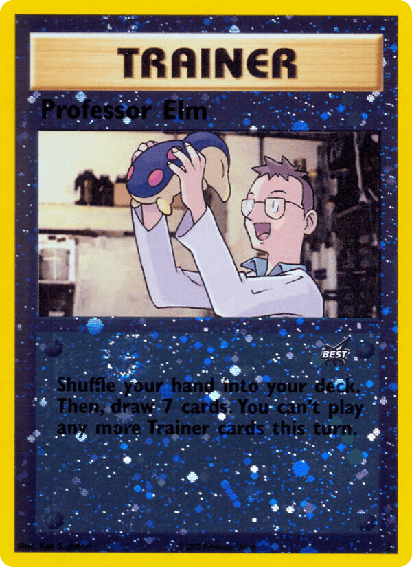 Professor Elm Best of Game card