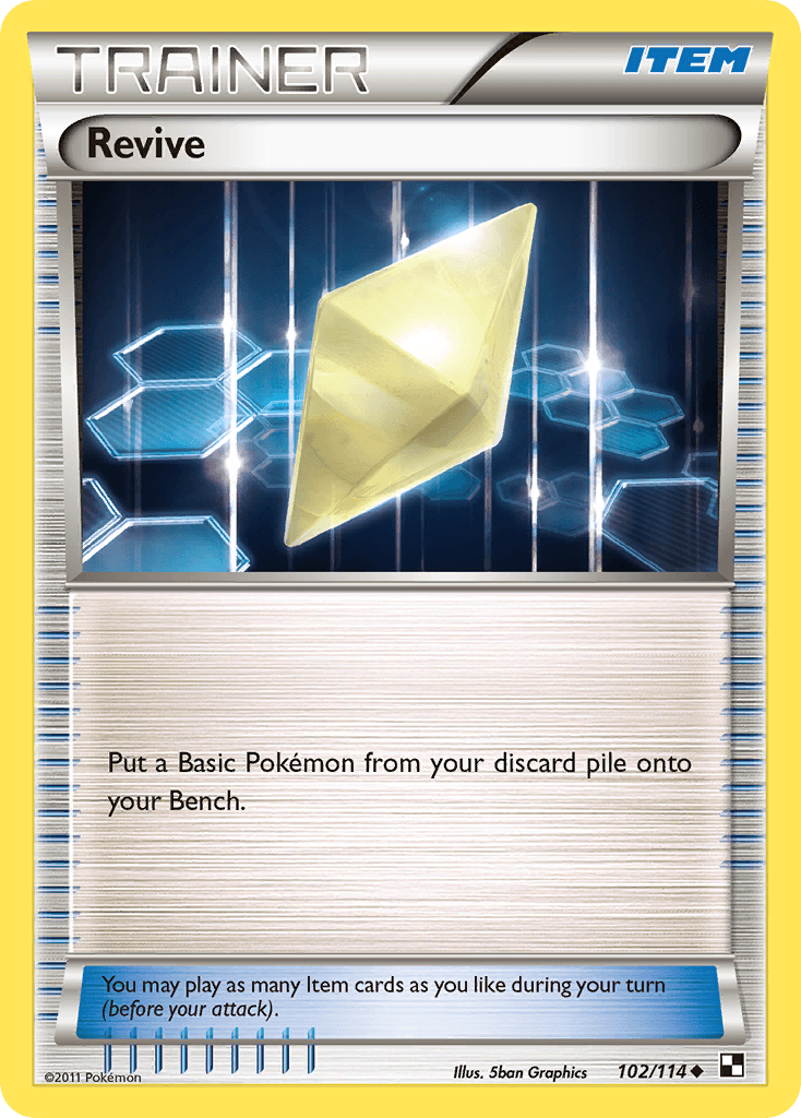 Revive Black & White card