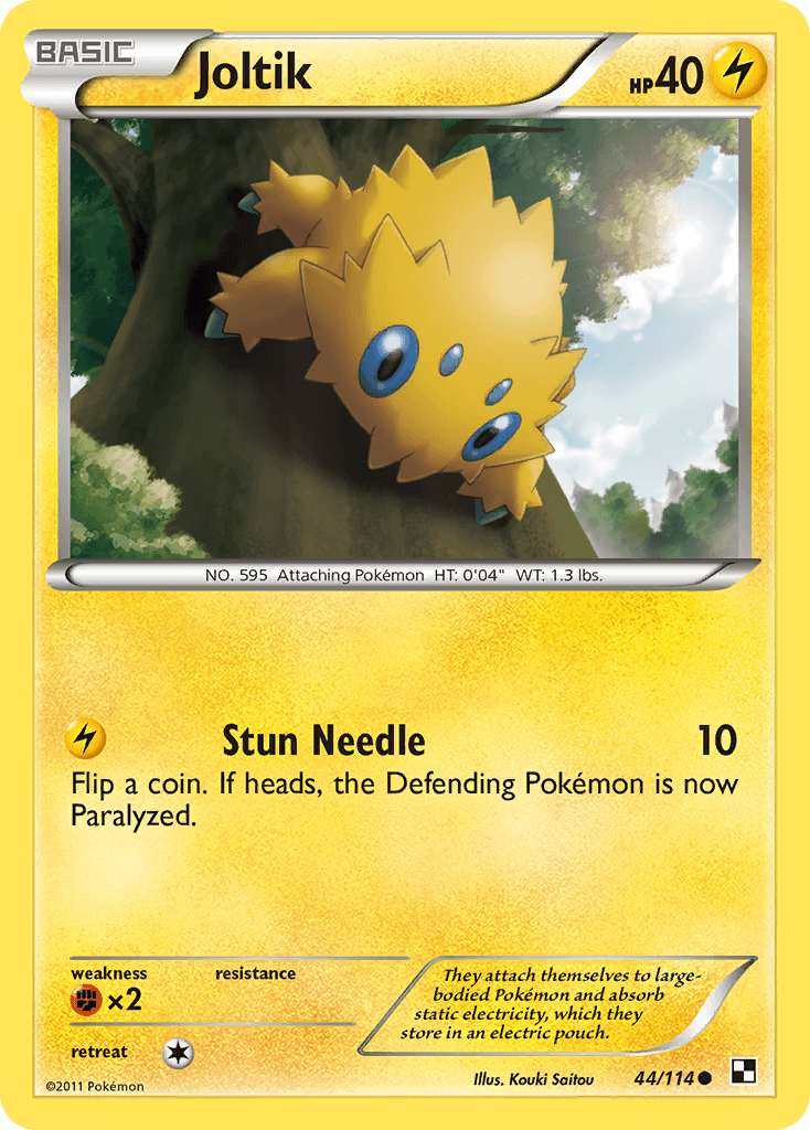 Joltik Black & White card
