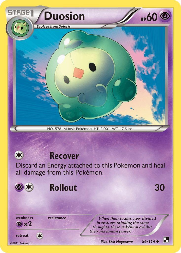 Duosion Black & White card