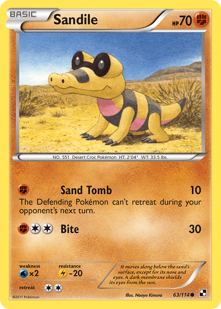 Sandile Black & White card