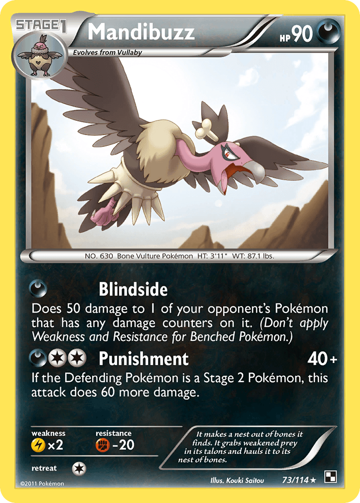 Mandibuzz 宝可梦 card