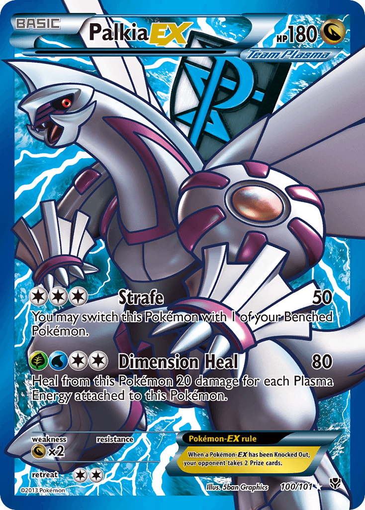 Palkia-EX Plasma Blast card