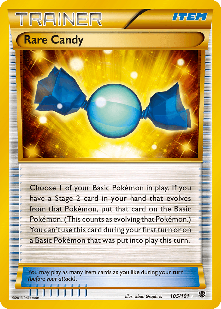 Rare Candy Plasma Blast card