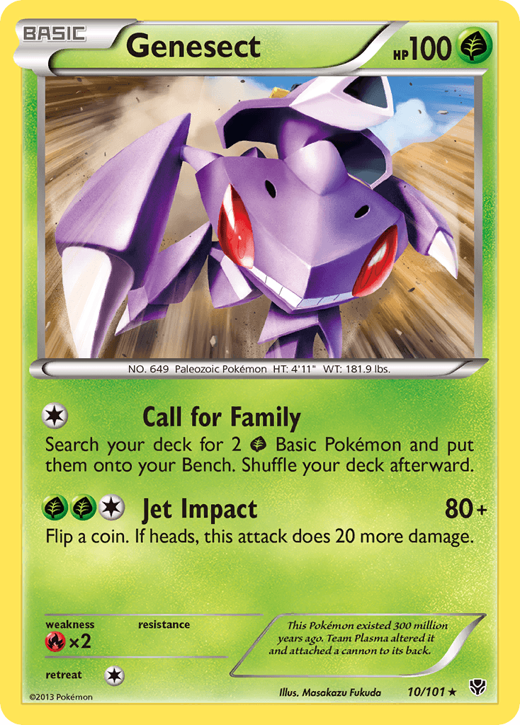 Genesect Plasma Blast card