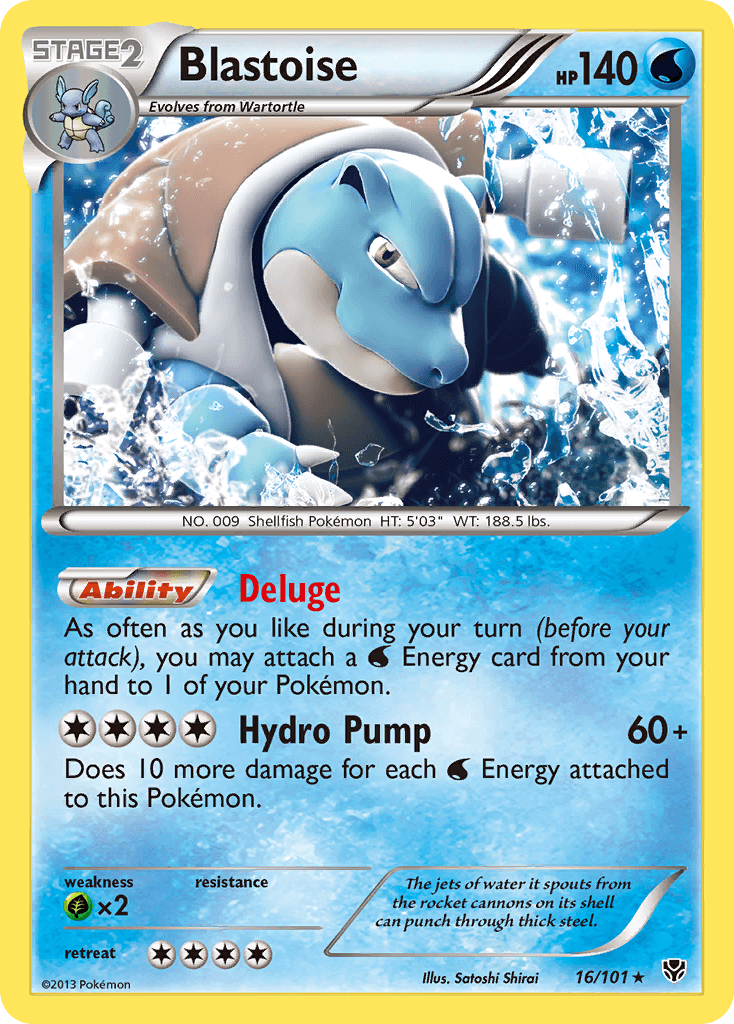 Blastoise 寶可夢 card