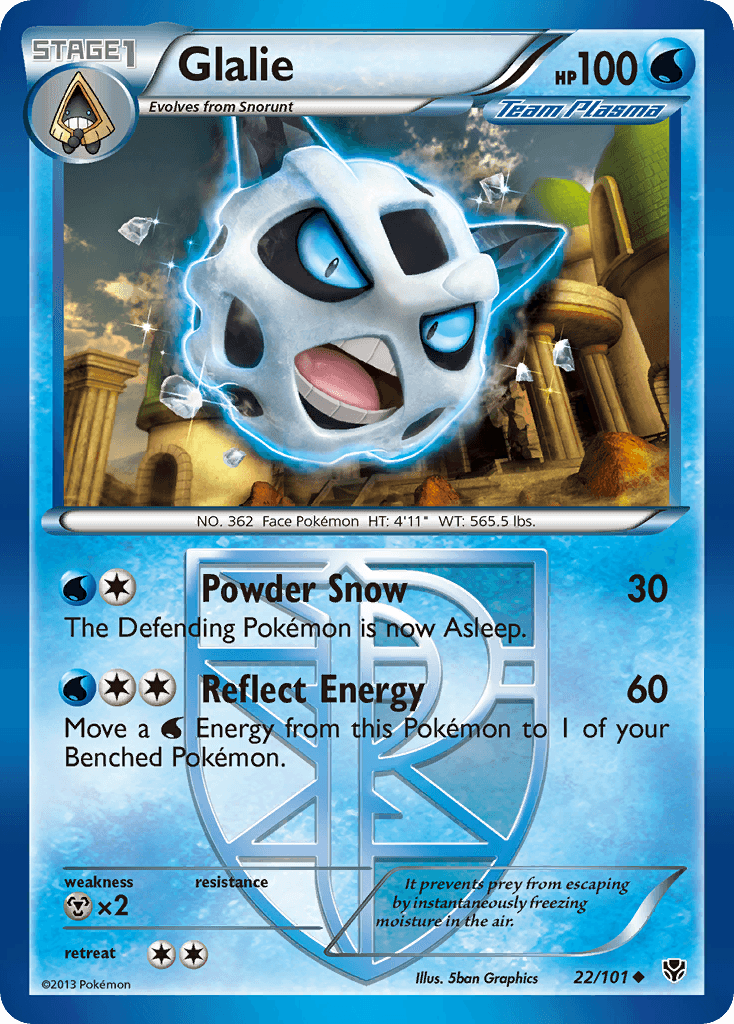 Glalie Plasma Blast card