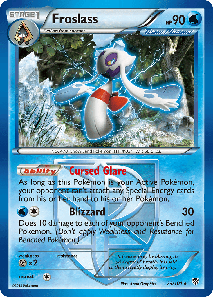 Froslass Plasma Blast card