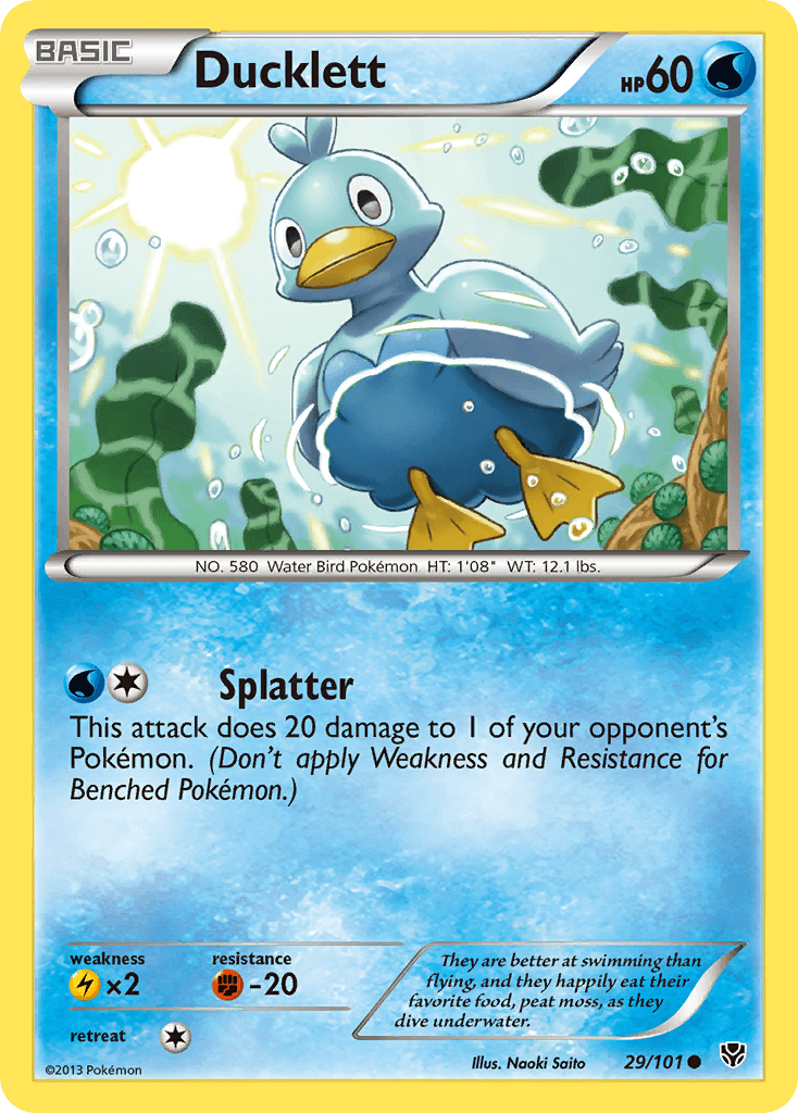 Ducklett Plasma Blast card